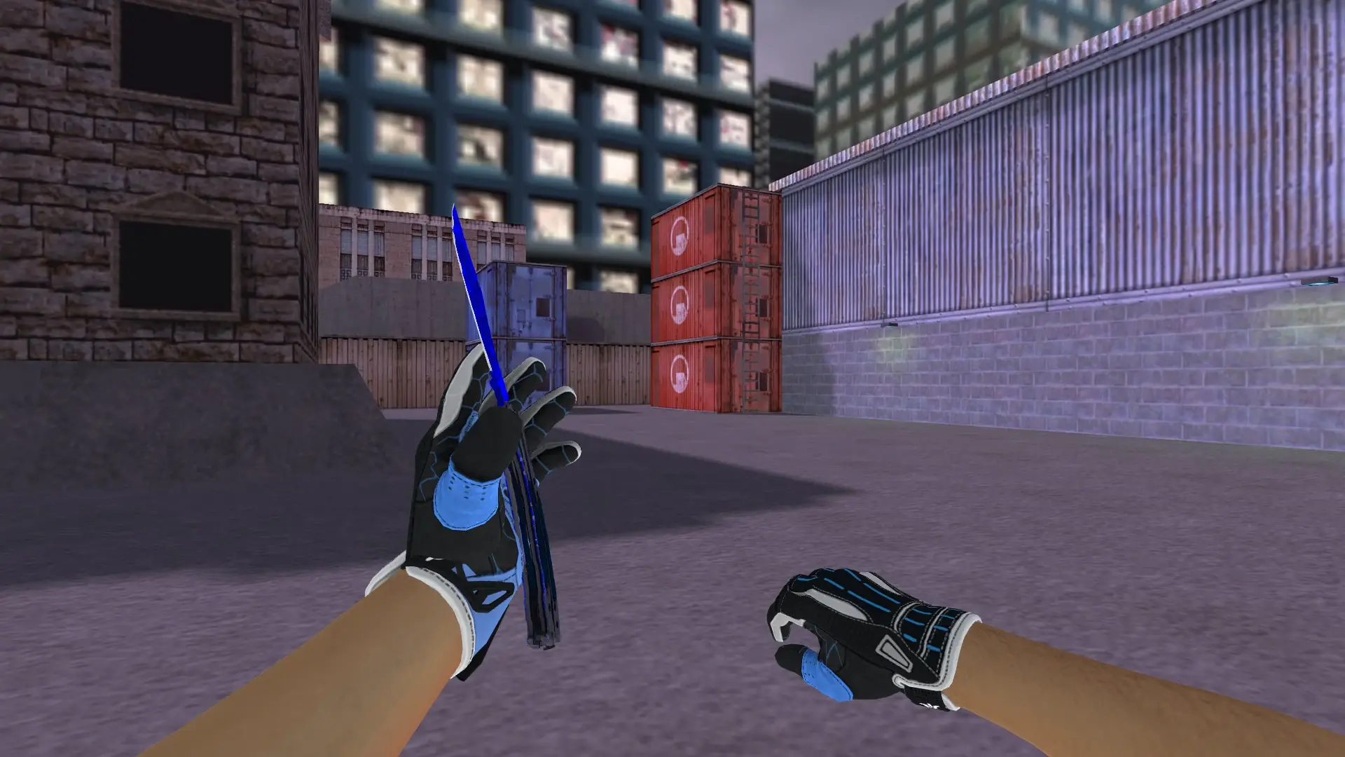 Butterfly Sapphire — Sport Gloves Superconductor Pack — cs_assault (first person)
