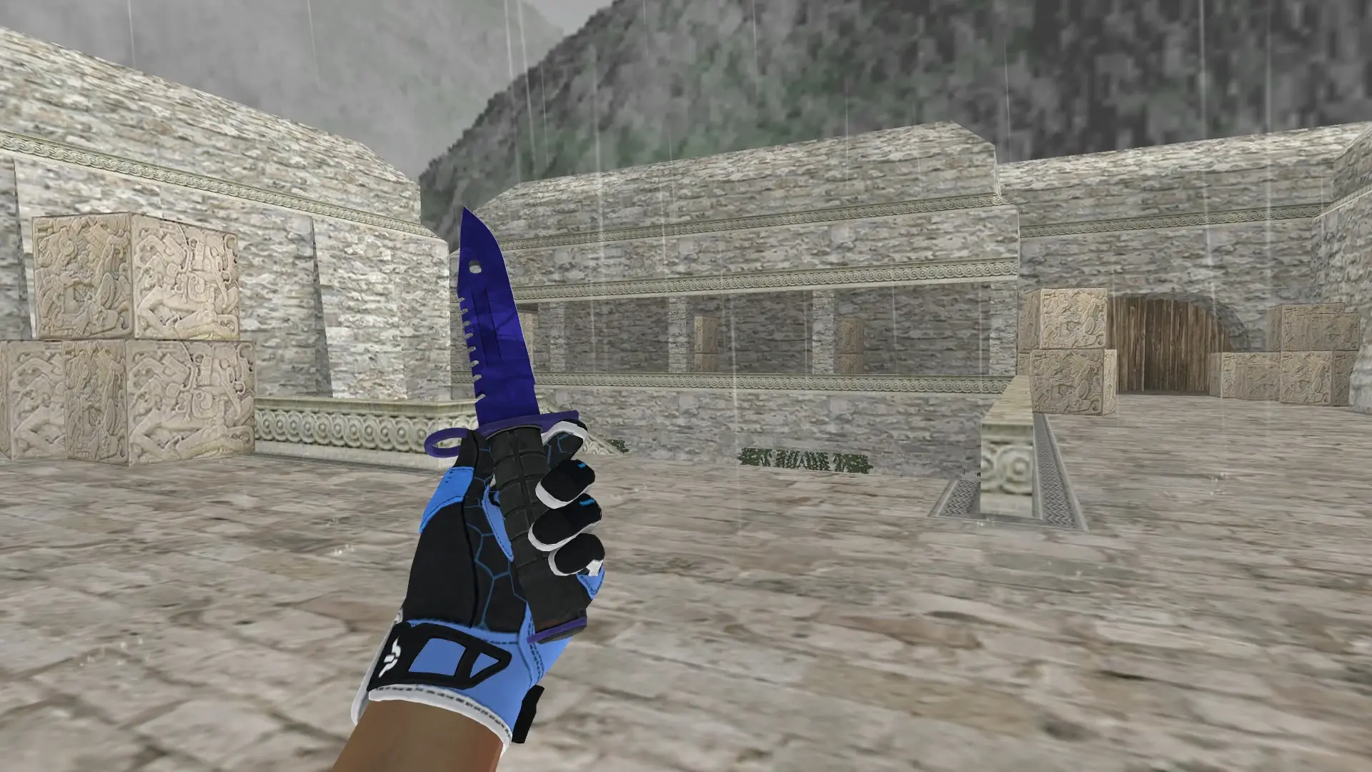 M9 Sapphire — Sport Gloves Superconductor Pack — de_aztec (first person)