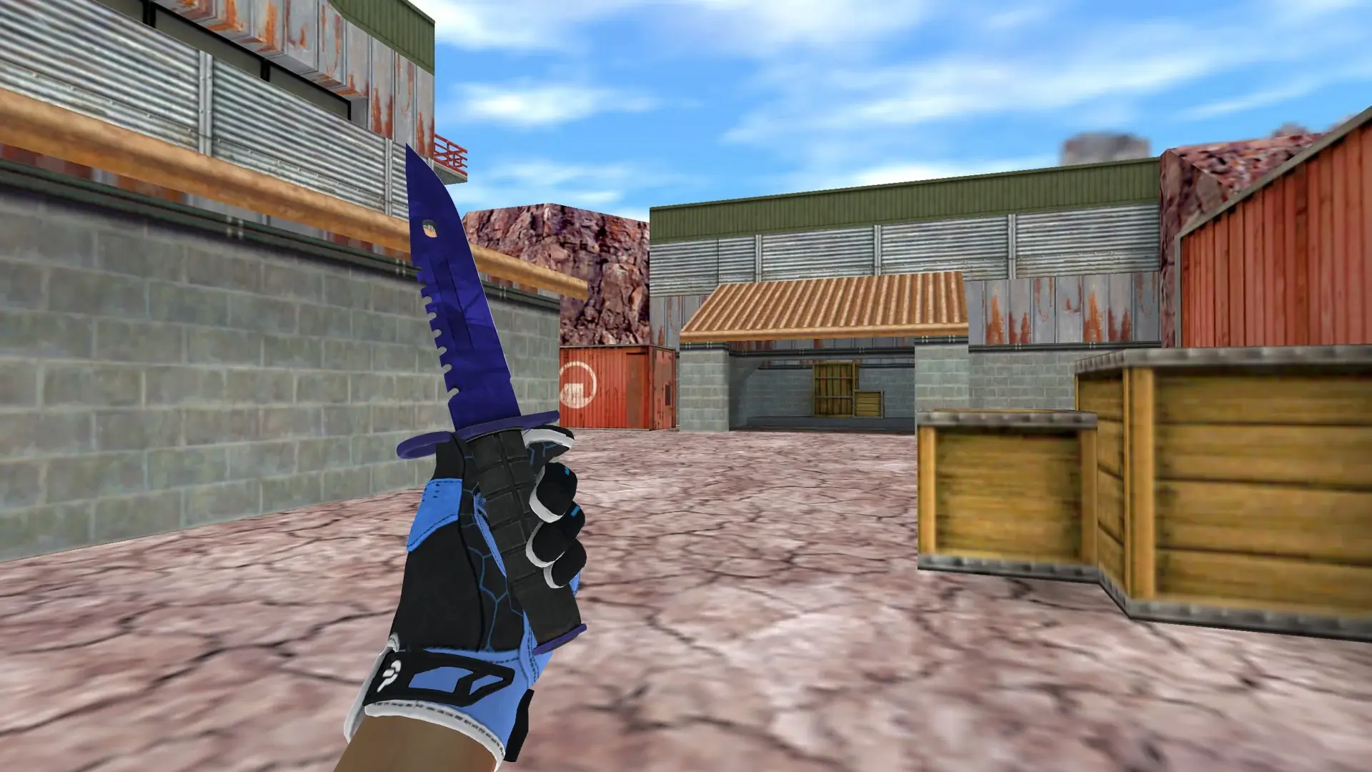 M9 Sapphire — Sport Gloves Superconductor Pack — de_nuke (first person)