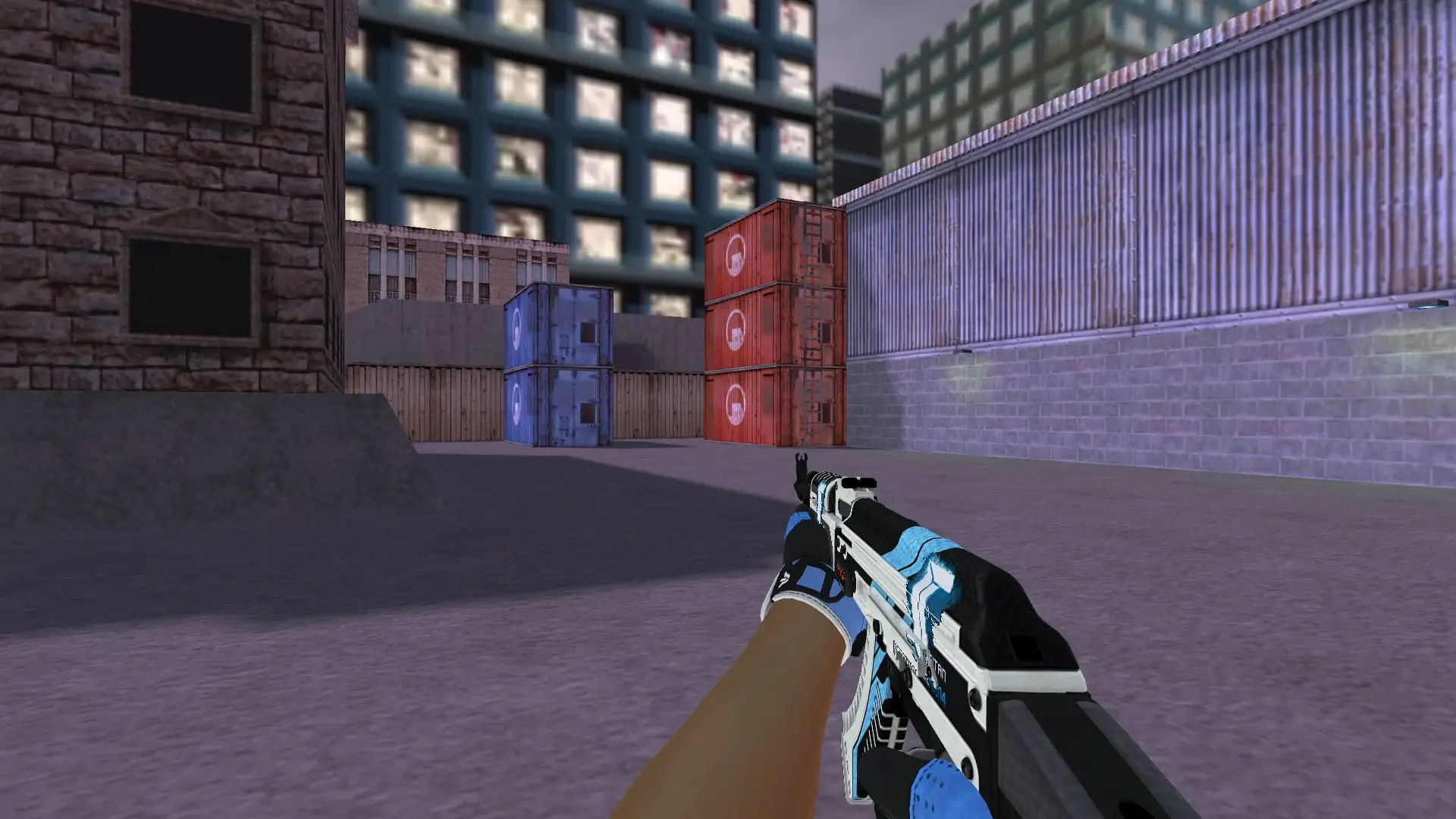 AK-47 — Sport Gloves Superconductor Pack — cs_assault (first person)