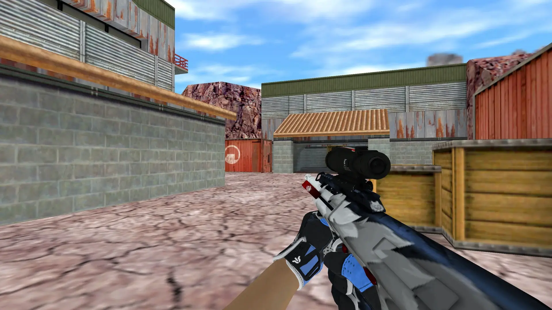 AUG — Sport Gloves Superconductor Pack — de_nuke (first person)