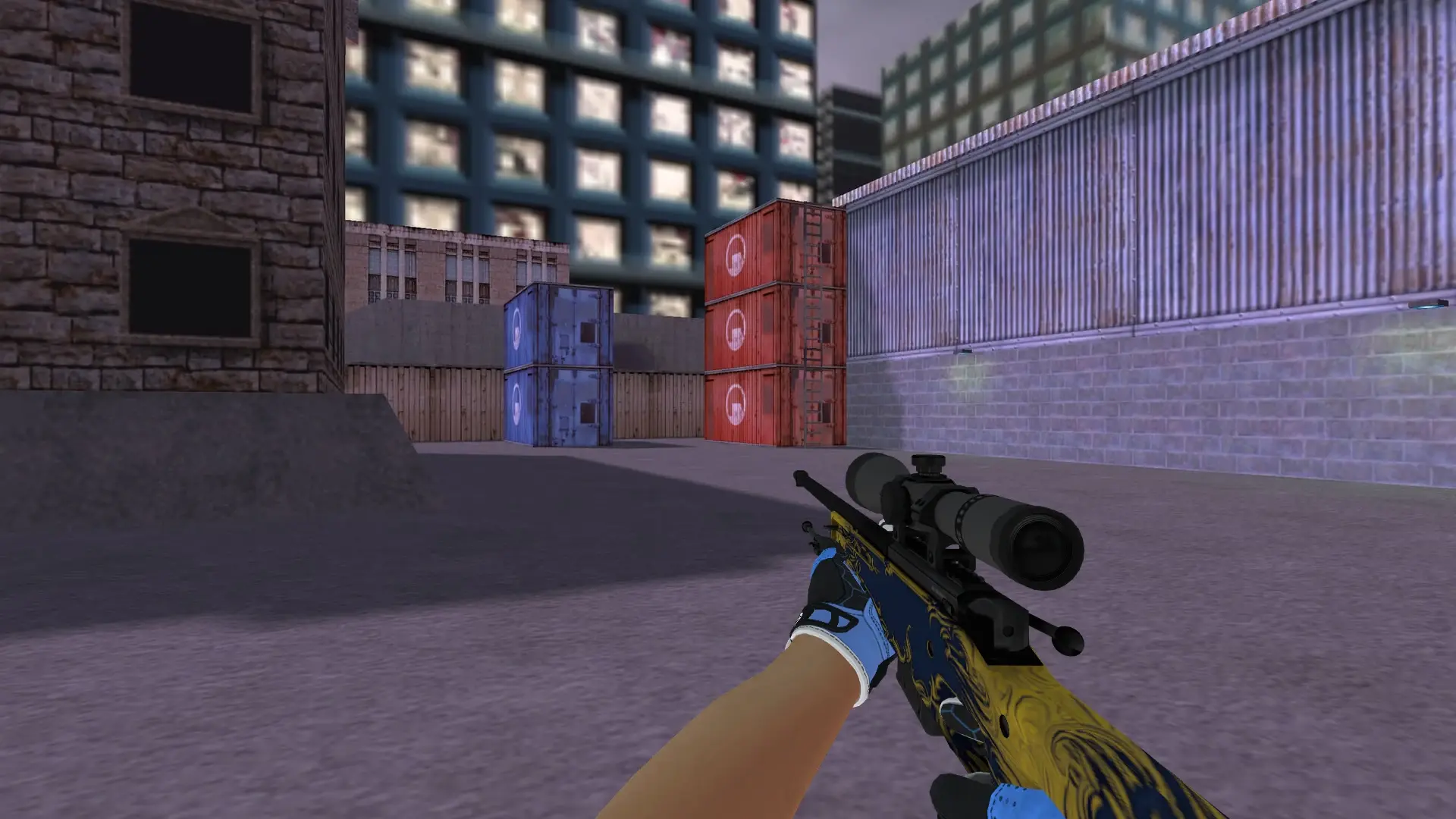 AWP — Sport Gloves Superconductor Pack — cs_assault (first person)
