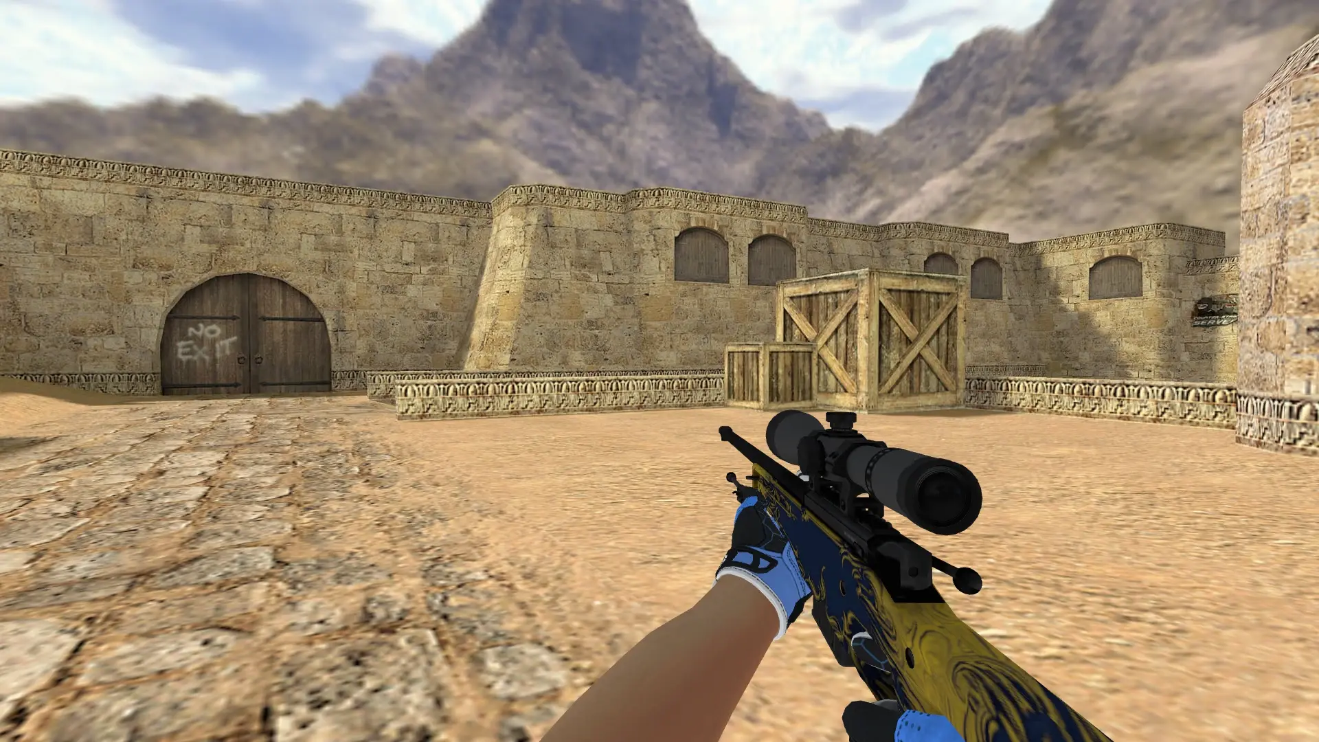 AWP — Sport Gloves Superconductor Pack — de_dust2 (first person)