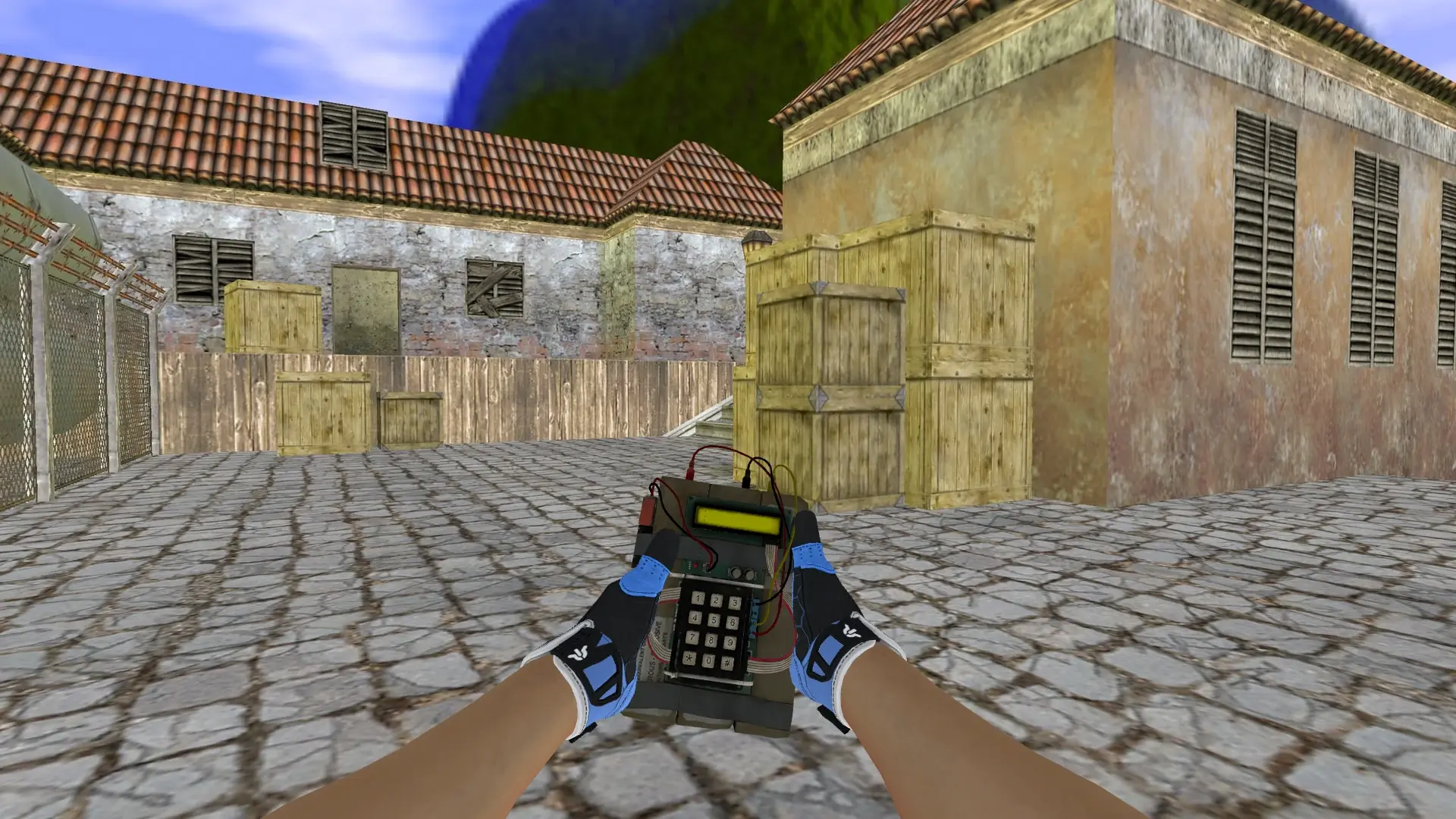 C4 — Sport Gloves Superconductor Pack — de_inferno (first person)