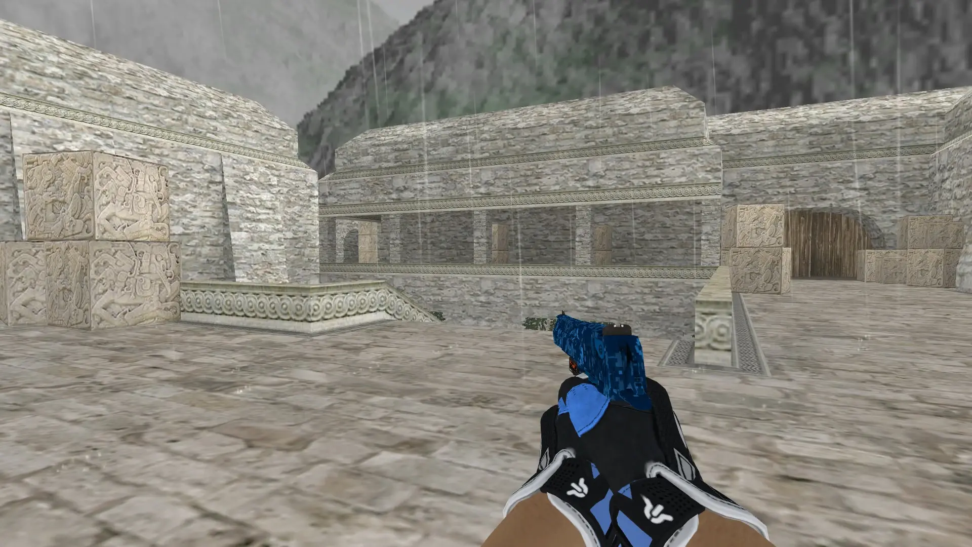 Desert Eagle — Sport Gloves Superconductor Pack — de_aztec (first person)