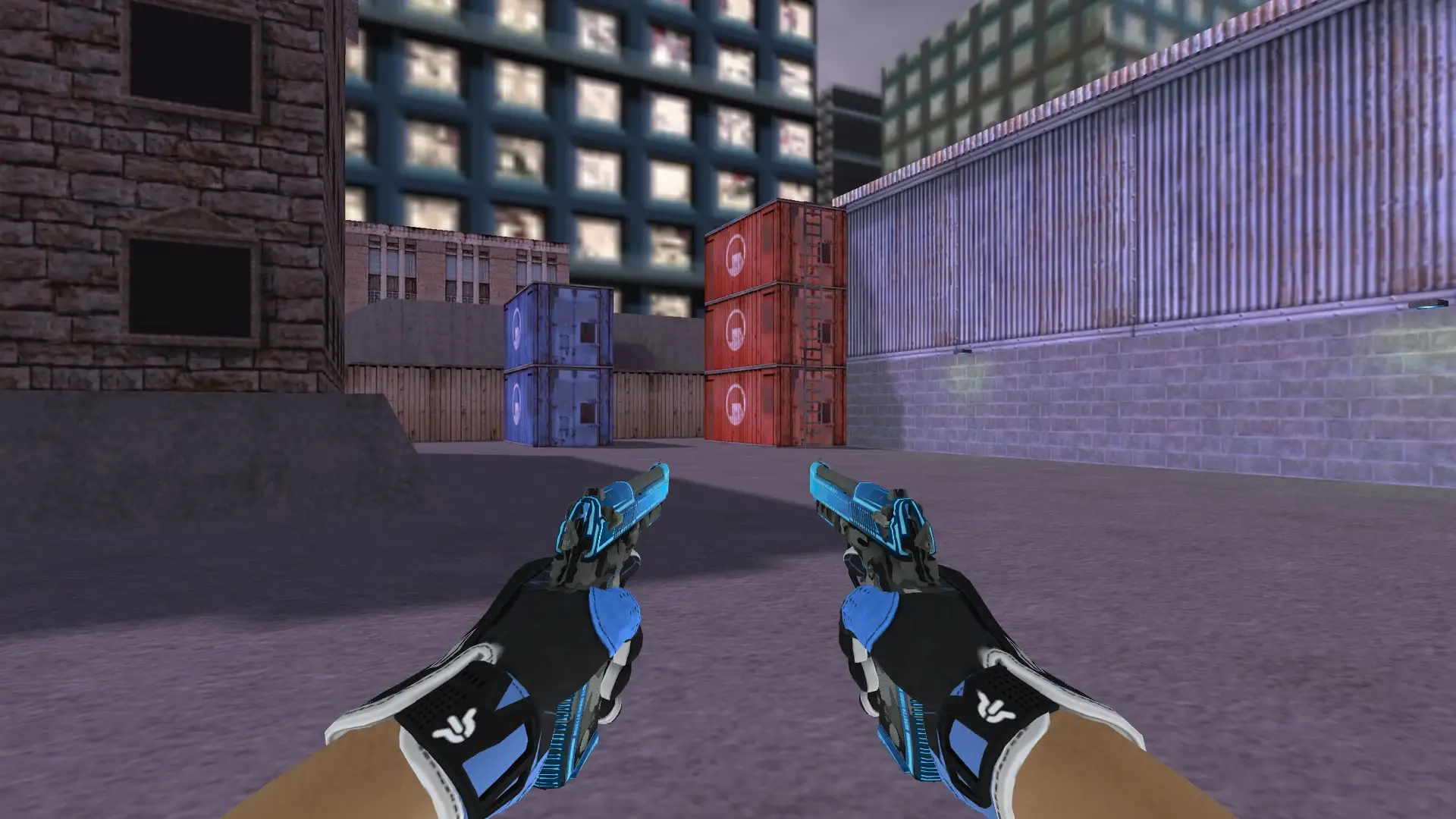Dual Berettas — Sport Gloves Superconductor Pack — cs_assault (first person)