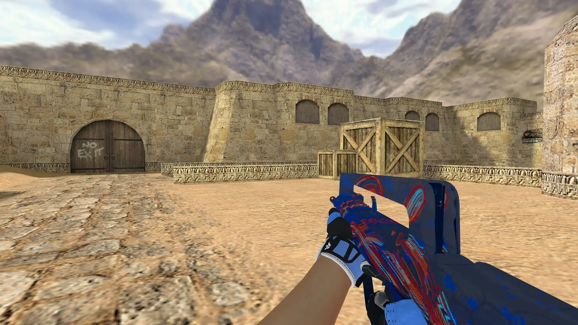 FAMAS — Sport Gloves Superconductor Pack — de_dust2 (first person)