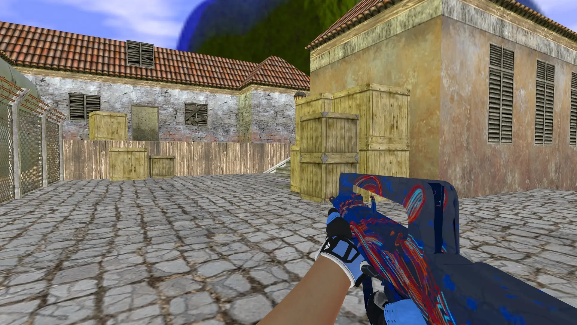 FAMAS — Sport Gloves Superconductor Pack — de_inferno (first person)