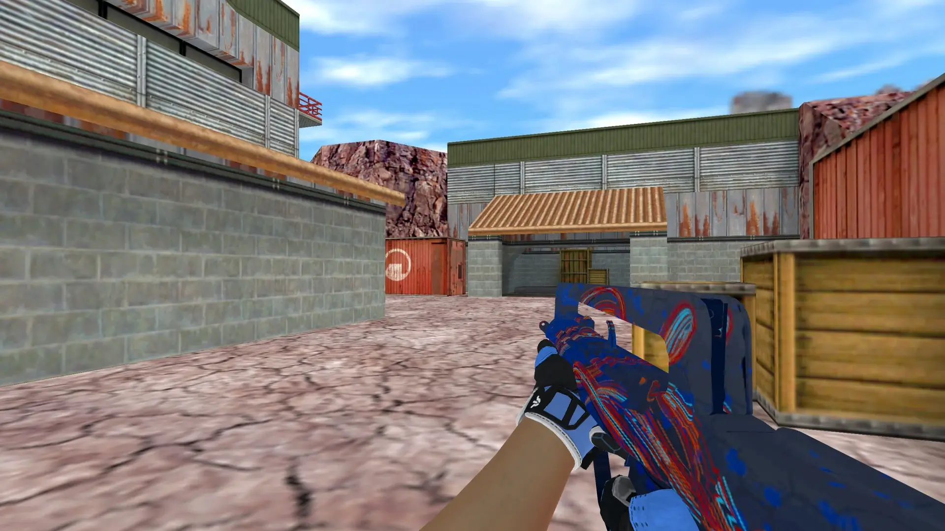 FAMAS — Sport Gloves Superconductor Pack — de_nuke (first person)