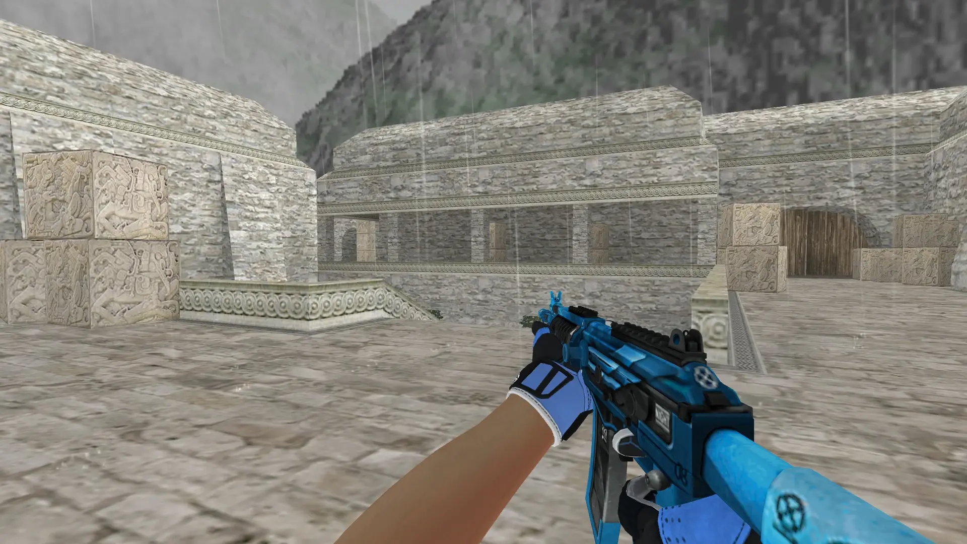 Galil AR — Sport Gloves Superconductor Pack — de_aztec (first person)