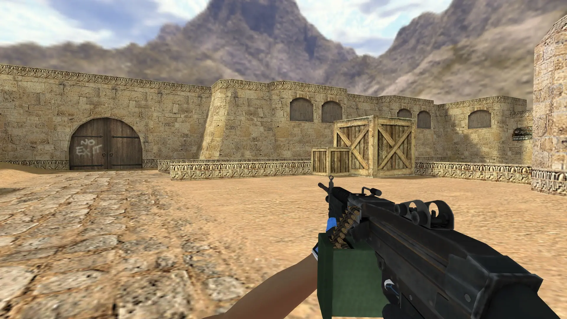 M249 — Sport Gloves Superconductor Pack — de_dust2 (first person)