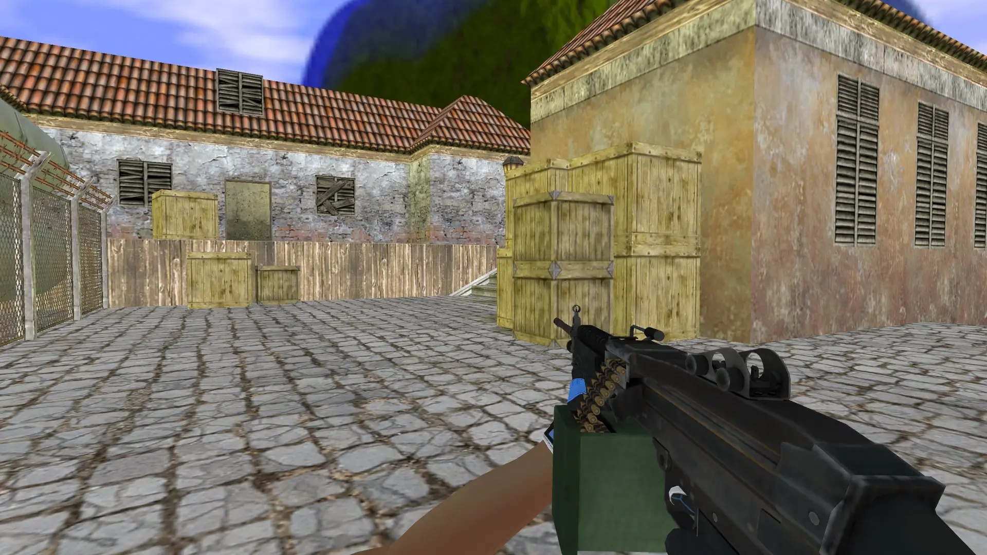 M249 — Sport Gloves Superconductor Pack — de_inferno (first person)