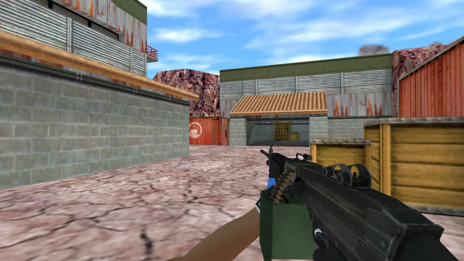 M249 — Sport Gloves Superconductor Pack — de_nuke (first person)