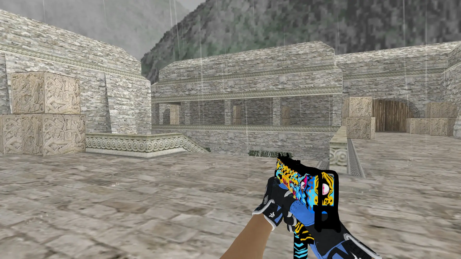 MAC-10 — Sport Gloves Superconductor Pack — de_aztec (first person)