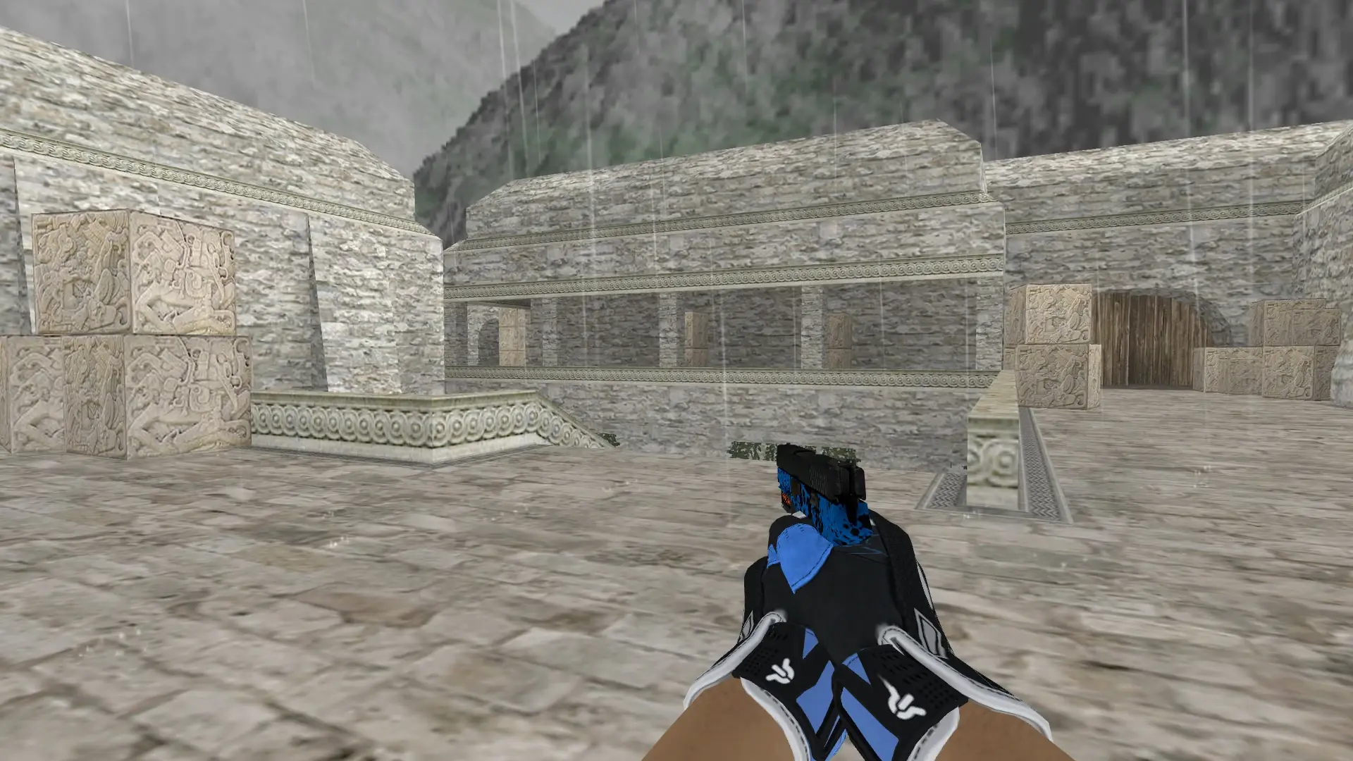 P228 — Sport Gloves Superconductor Pack — de_aztec (first person)