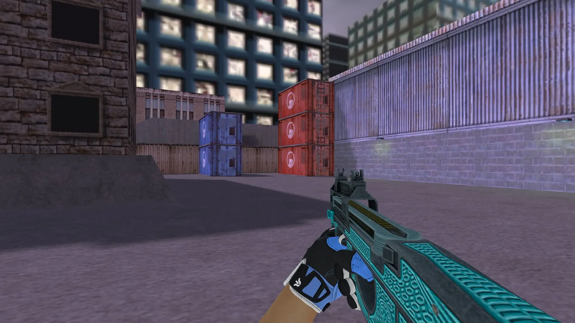 P90 — Sport Gloves Superconductor Pack — cs_assault (first person)