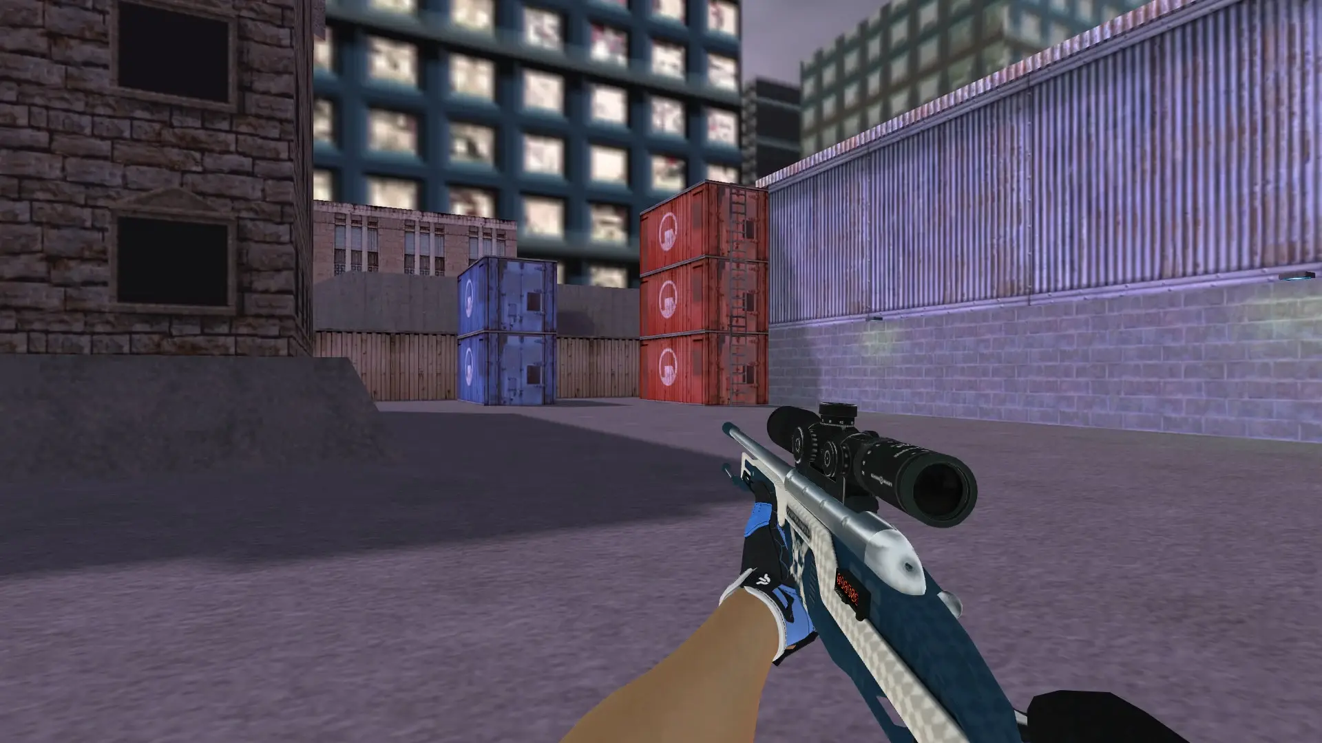 Scout — Sport Gloves Superconductor Pack — cs_assault (first person)