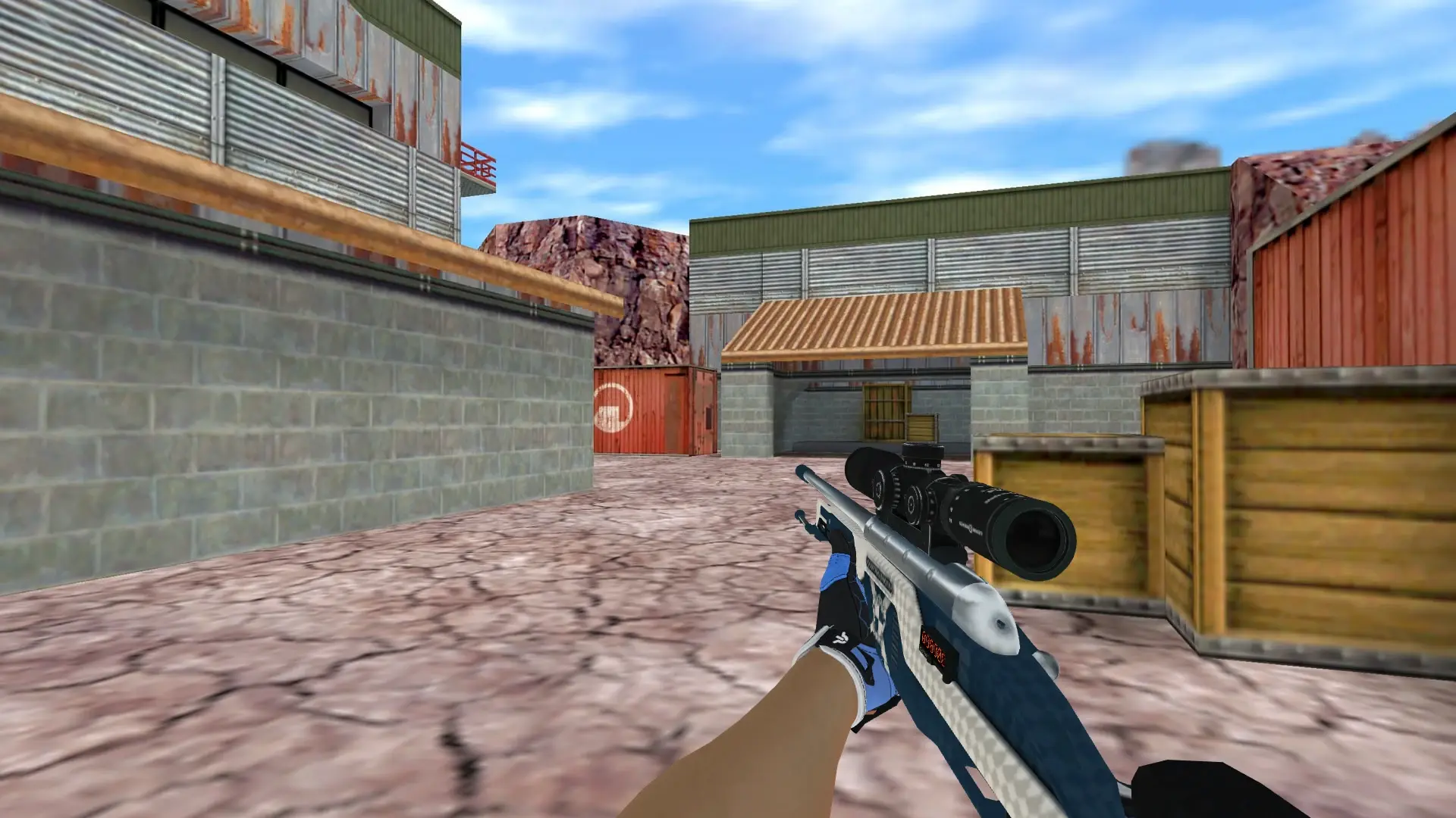 Scout — Sport Gloves Superconductor Pack — de_nuke (first person)