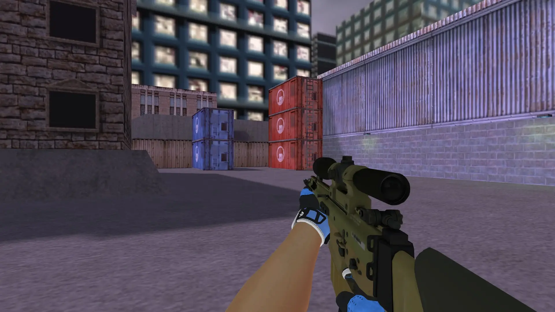 SG550 — Sport Gloves Superconductor Pack — cs_assault (first person)