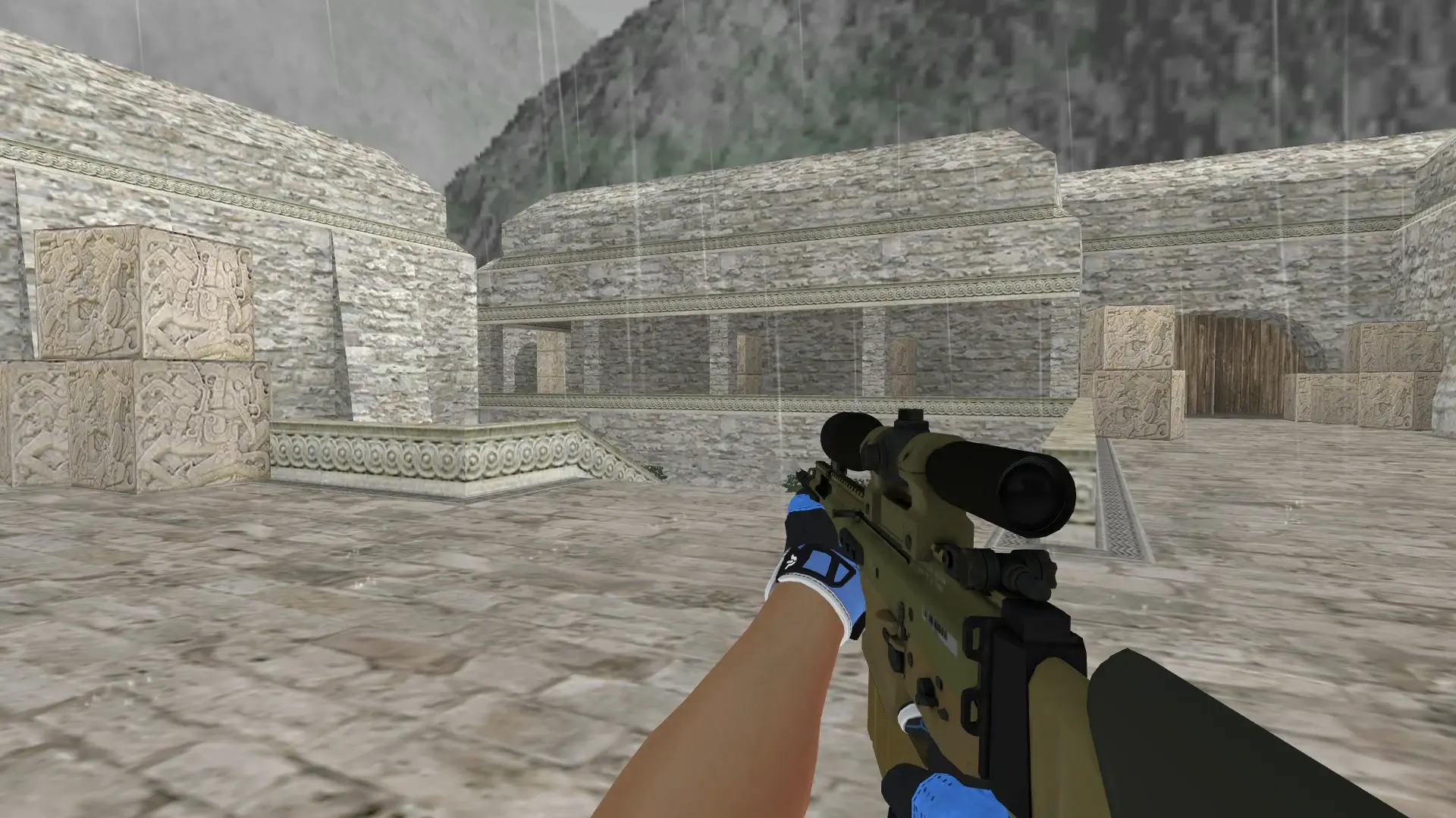 SG550 — Sport Gloves Superconductor Pack — de_aztec (first person)
