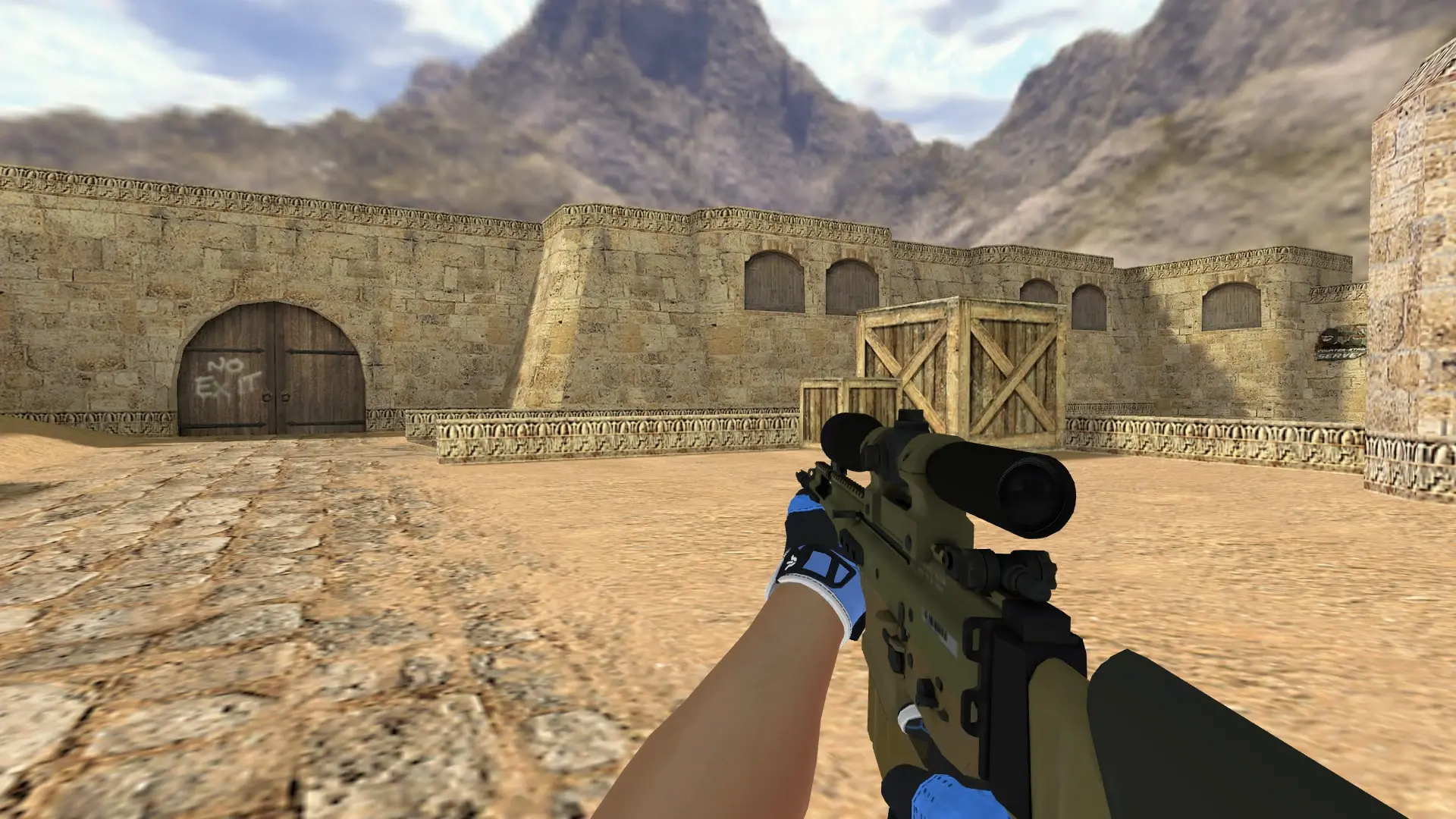 SG550 — Sport Gloves Superconductor Pack — de_dust2 (first person)
