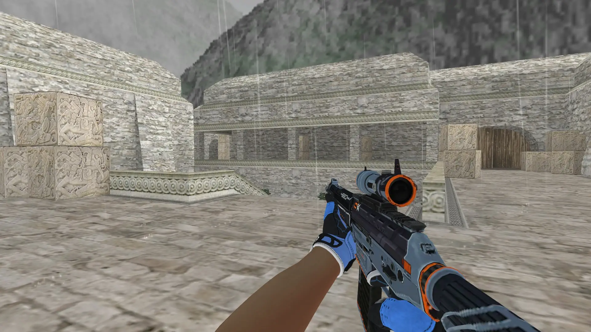 SG552 — Sport Gloves Superconductor Pack — de_aztec (first person)