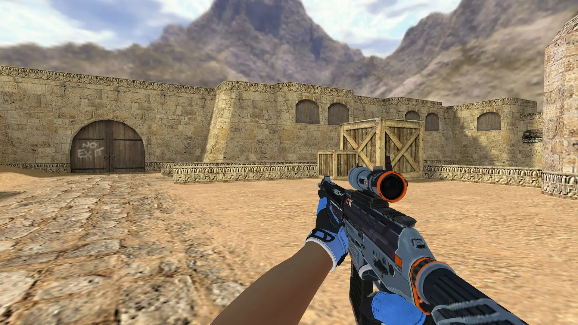 SG552 — Sport Gloves Superconductor Pack — de_dust2 (first person)