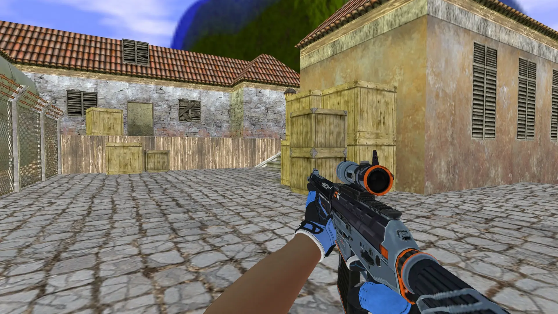 SG552 — Sport Gloves Superconductor Pack — de_inferno (first person)
