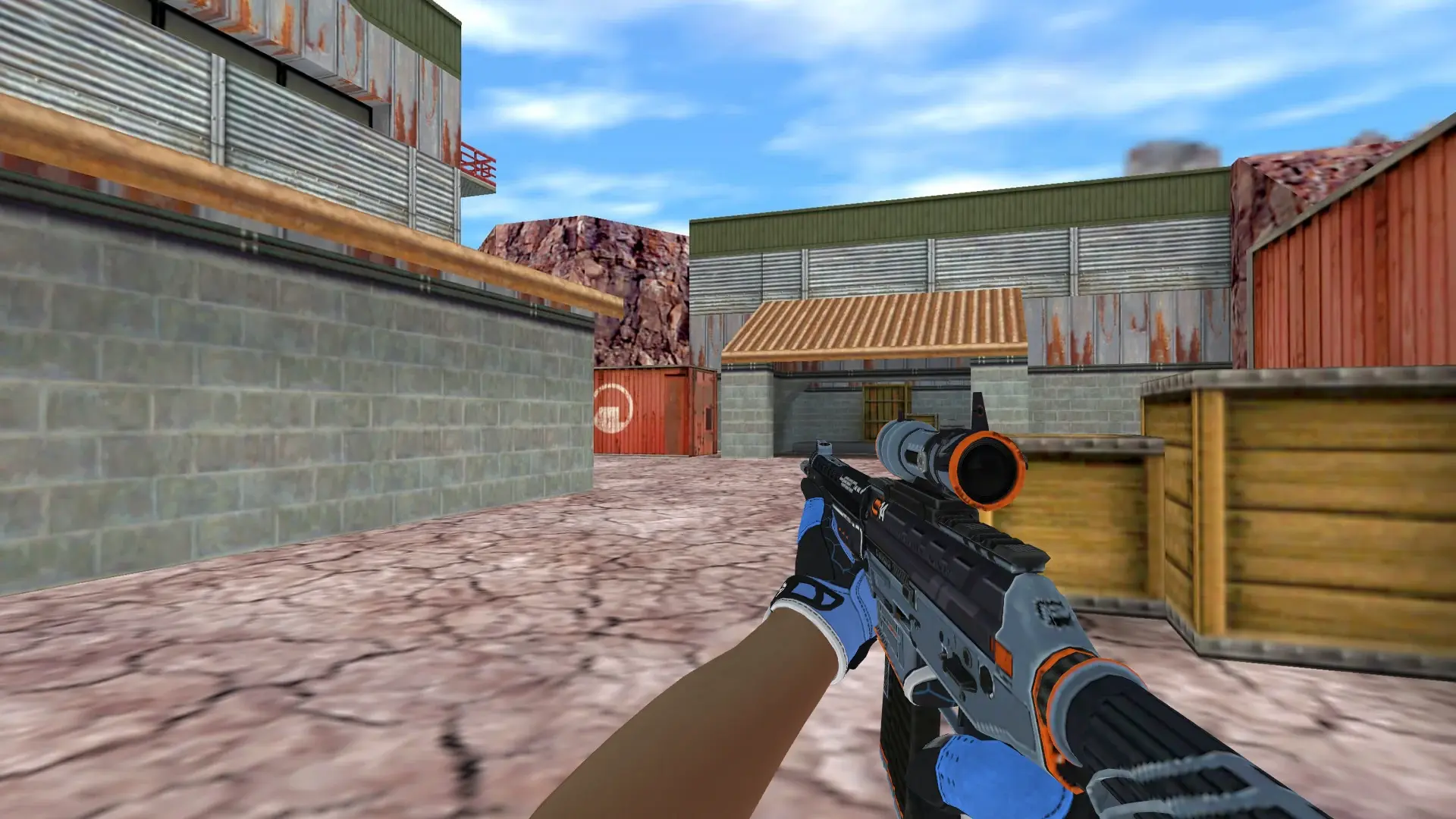 SG552 — Sport Gloves Superconductor Pack — de_nuke (first person)