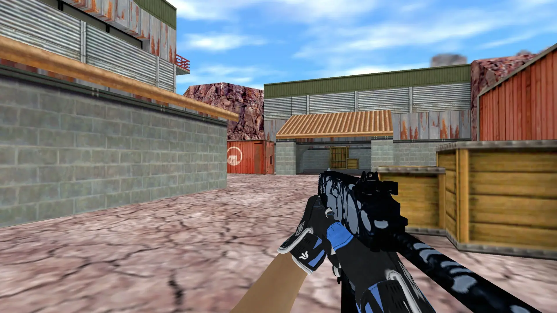 TMP — Sport Gloves Superconductor Pack — de_nuke (first person)