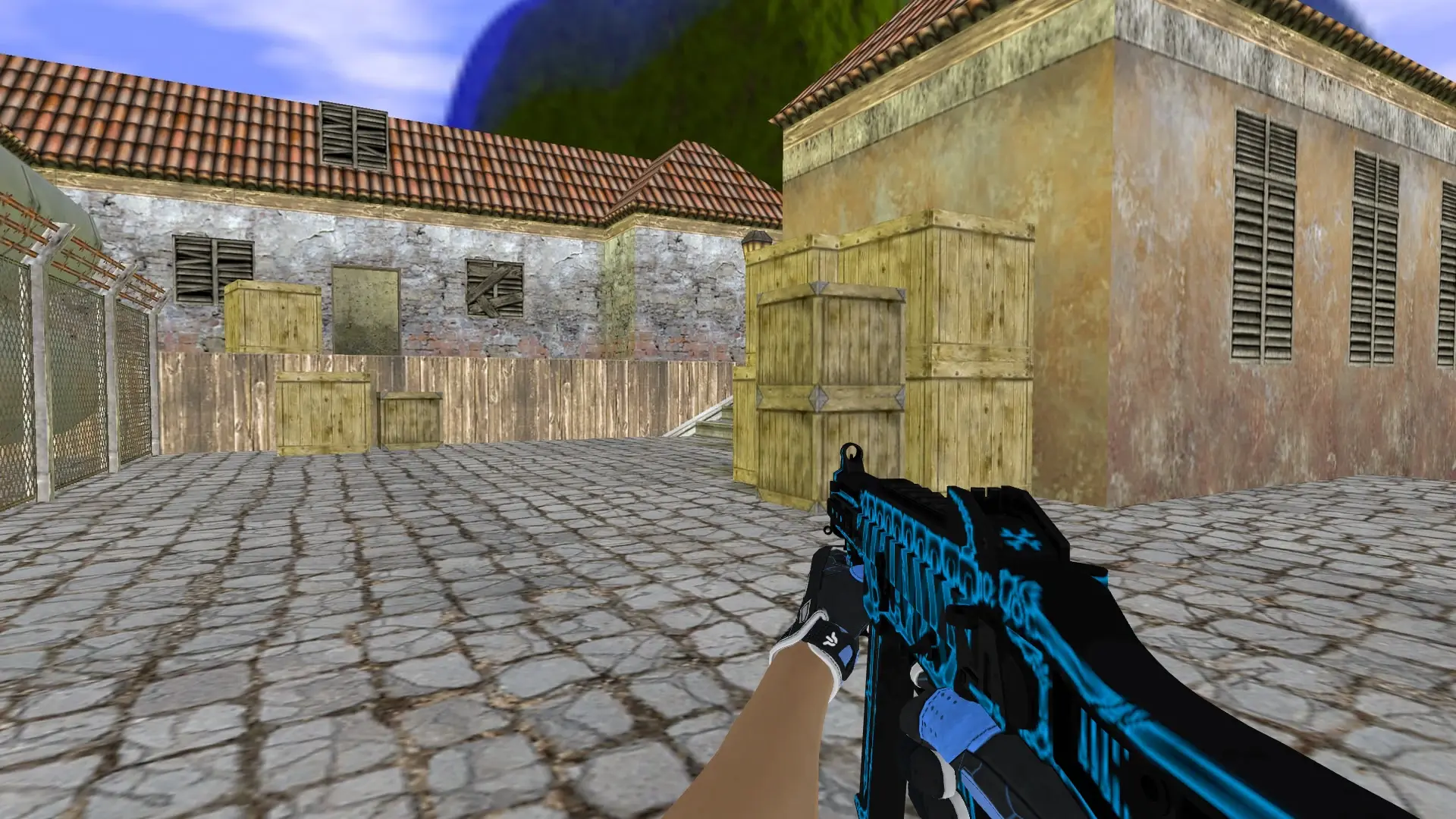 UMP-45 — Sport Gloves Superconductor Pack — de_inferno (first person)