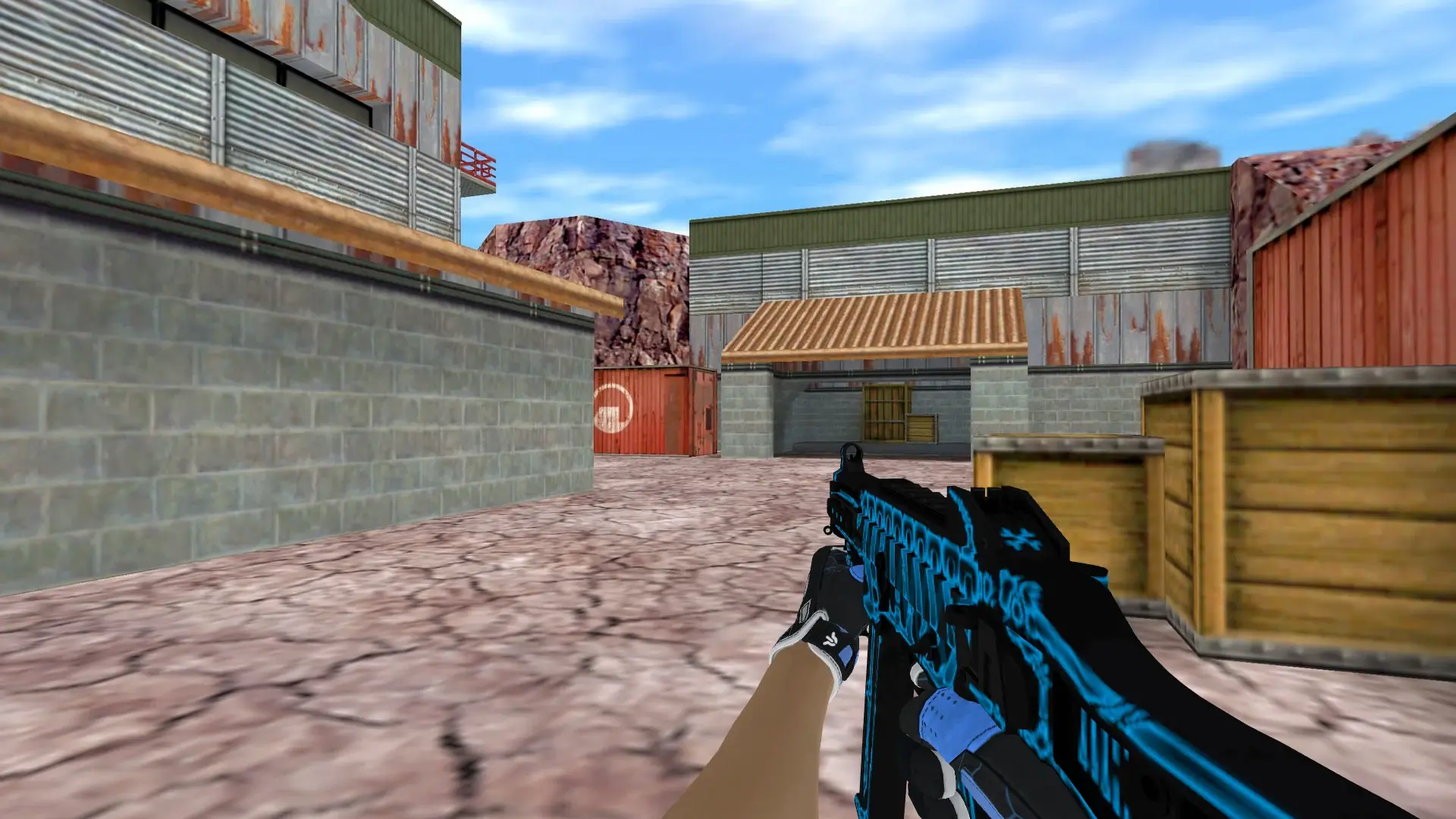 UMP-45 — Sport Gloves Superconductor Pack — de_nuke (first person)