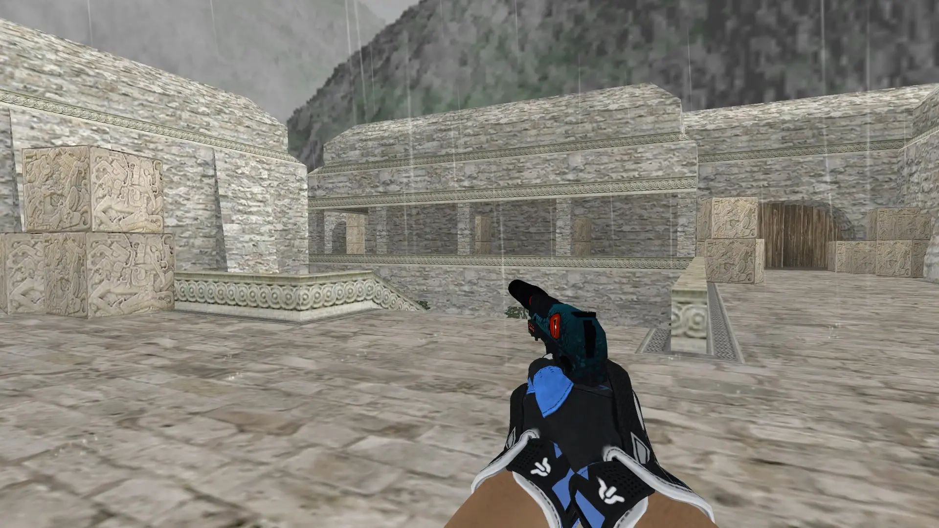 USP — Sport Gloves Superconductor Pack — de_aztec (first person)