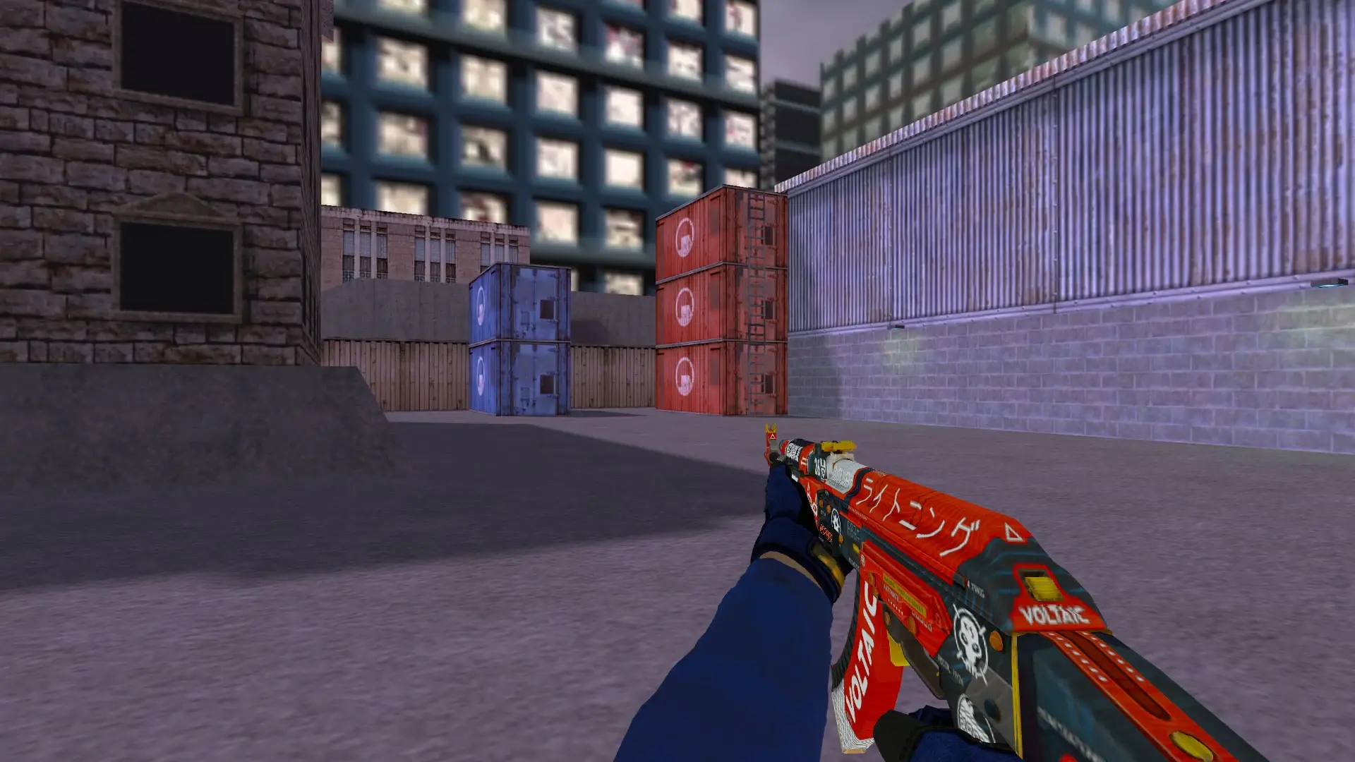 AK-47 — Specialist Gloves Fade Pack — cs_assault (first person)
