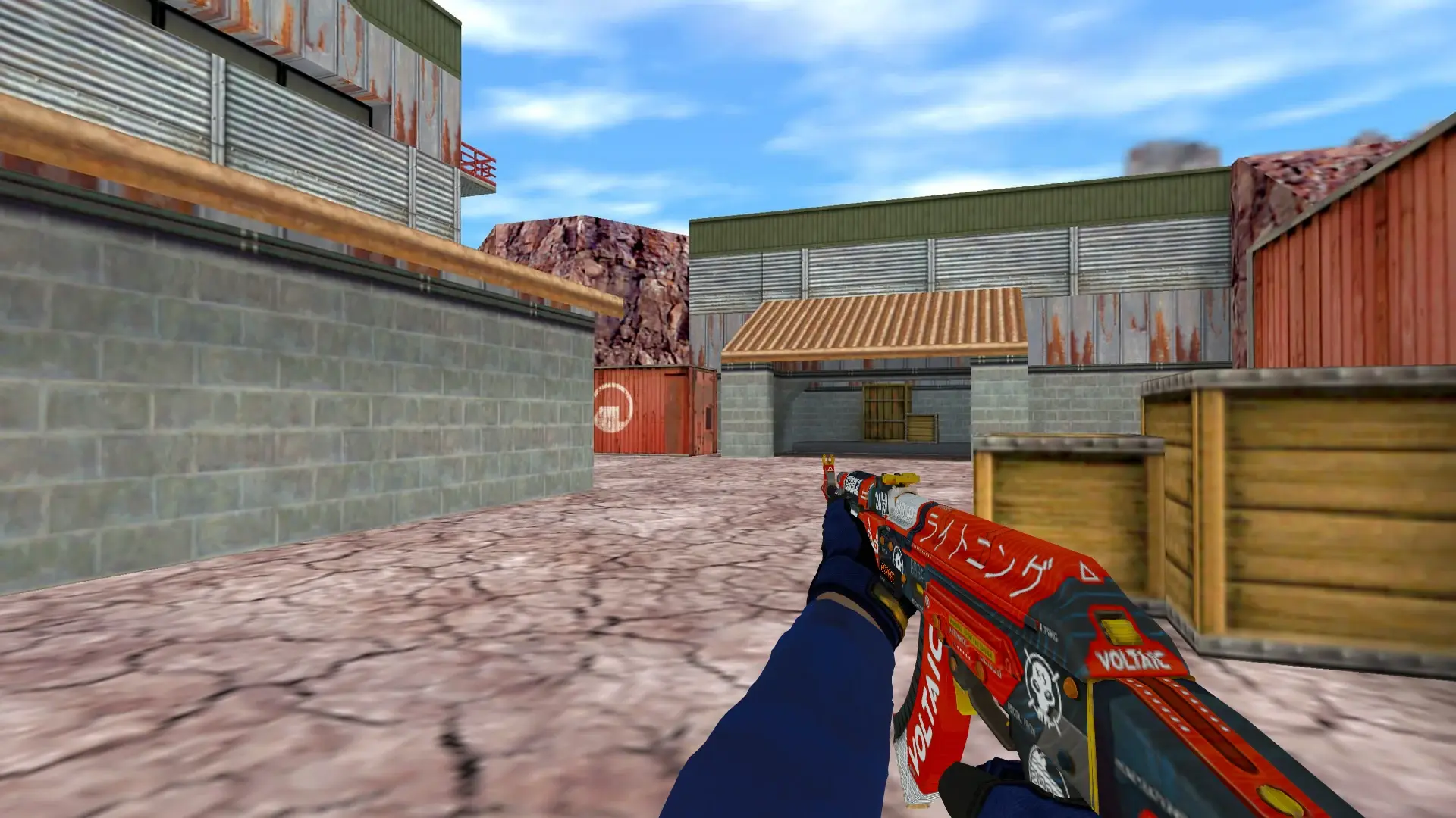AK-47 — Specialist Gloves Fade Pack — de_nuke (first person)