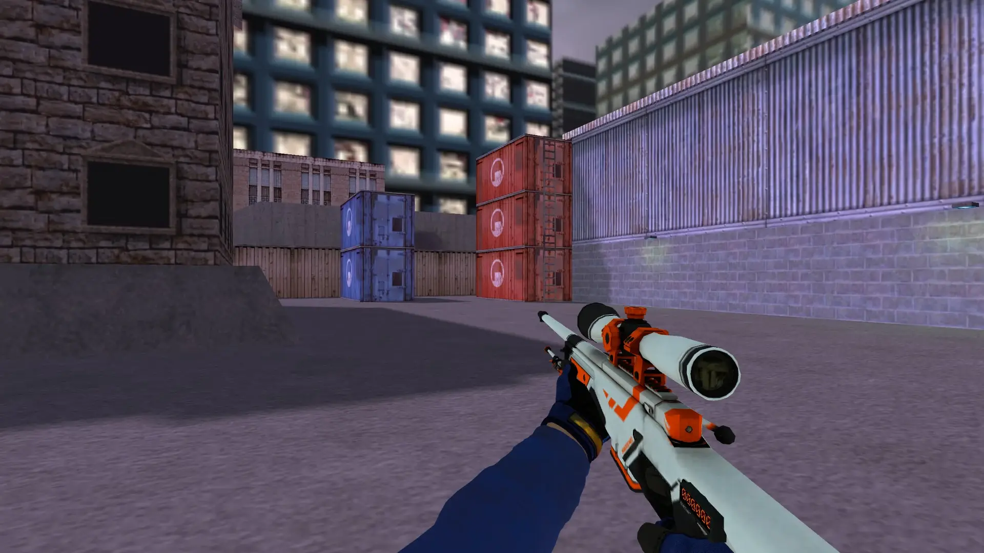 AWP — Specialist Gloves Fade Pack — cs_assault (first person)