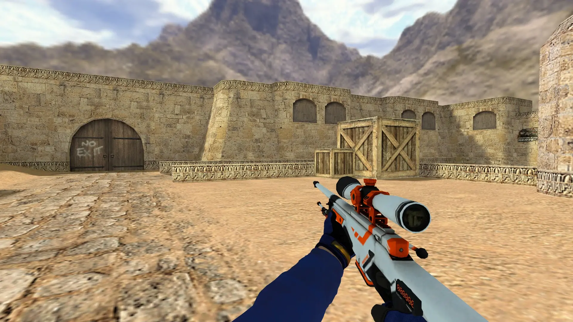 AWP — Specialist Gloves Fade Pack — de_dust2 (first person)