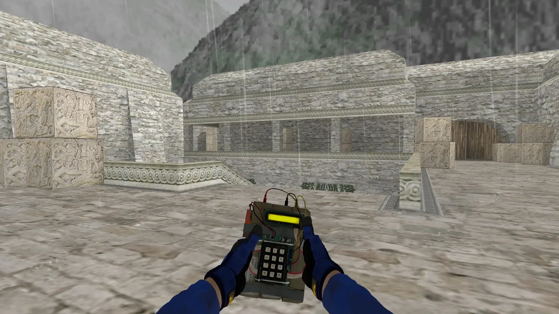C4 — Specialist Gloves Fade Pack — de_aztec (first person)