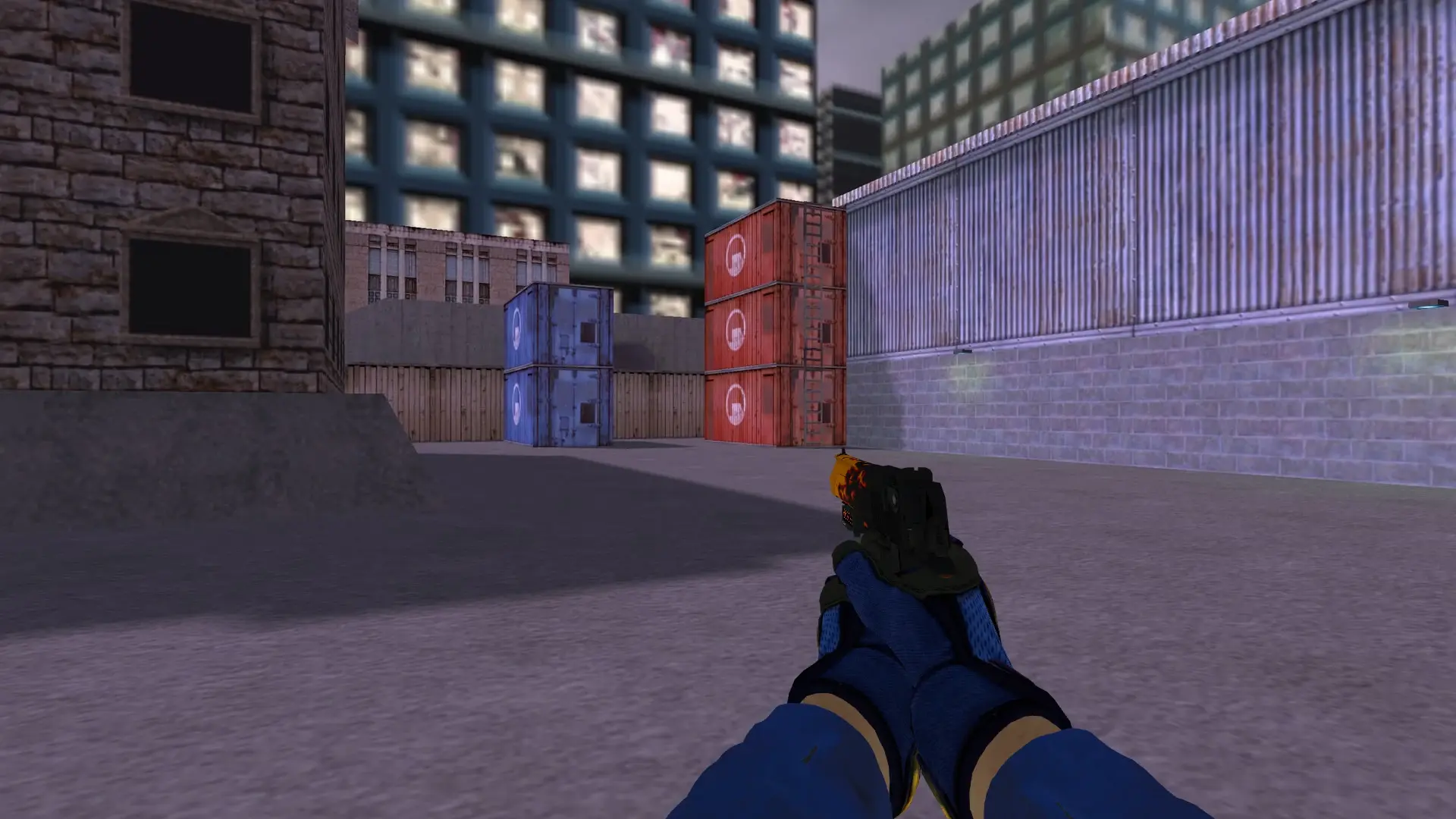 Desert Eagle — Specialist Gloves Fade Pack — cs_assault (first person)