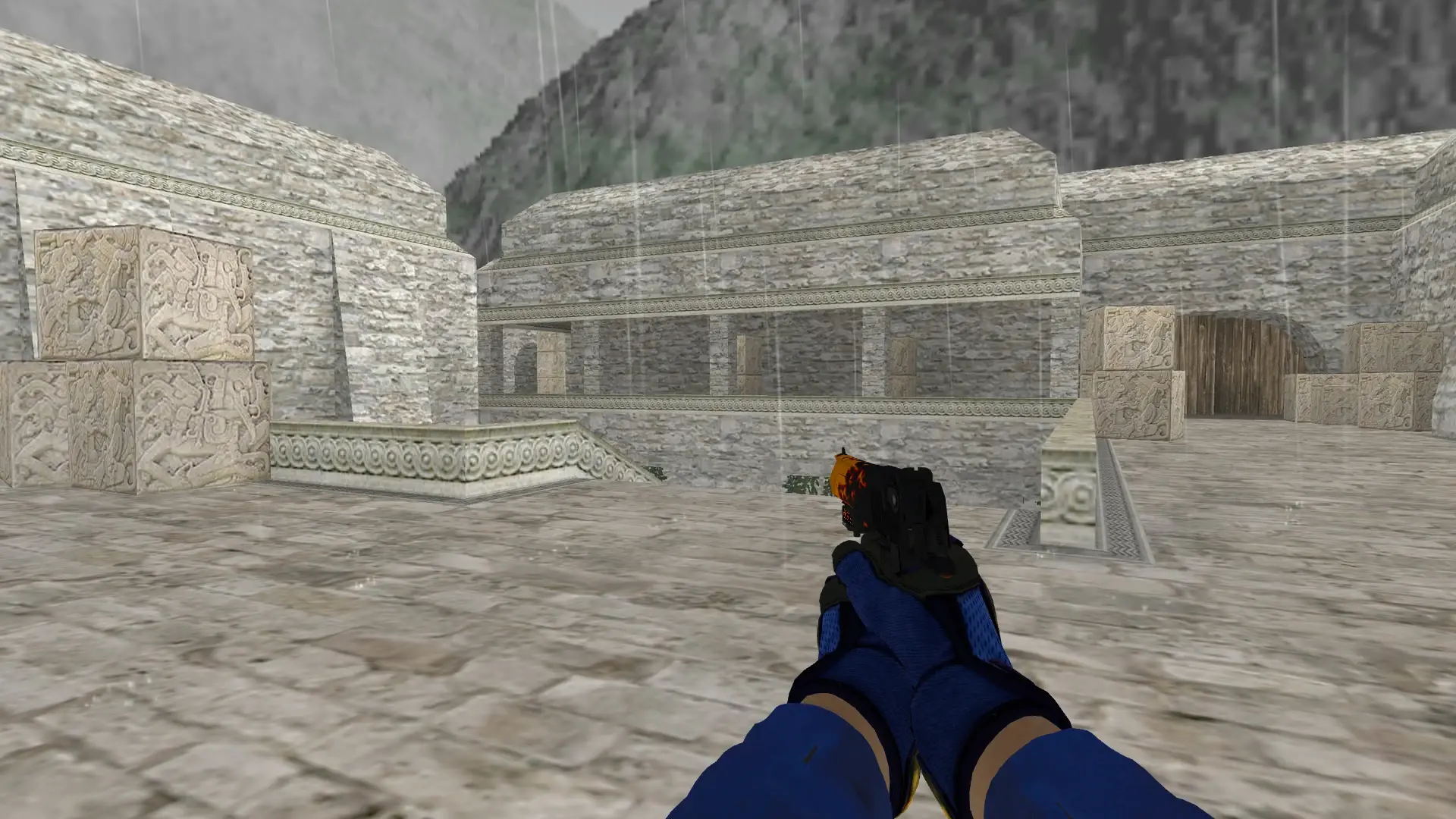 Desert Eagle — Specialist Gloves Fade Pack — de_aztec (first person)