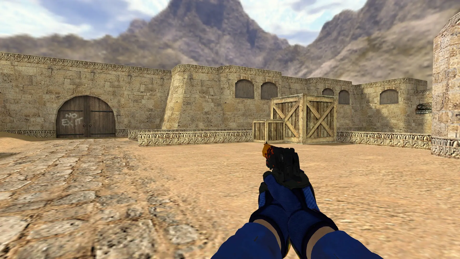 Desert Eagle — Specialist Gloves Fade Pack — de_dust2 (first person)