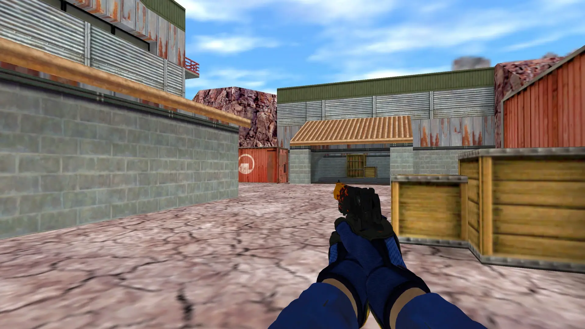 Desert Eagle — Specialist Gloves Fade Pack — de_nuke (first person)