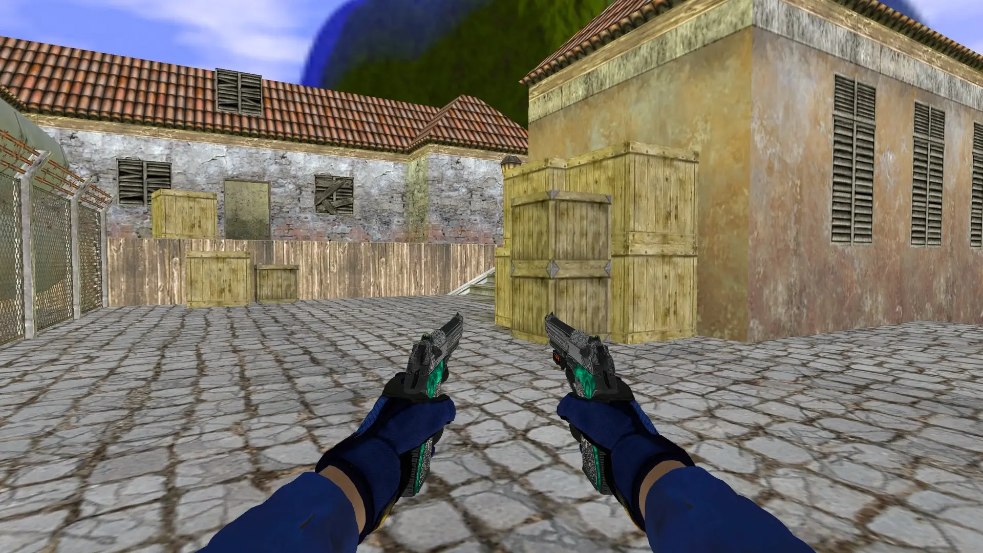Dual Berettas — Specialist Gloves Fade Pack — de_inferno (first person)