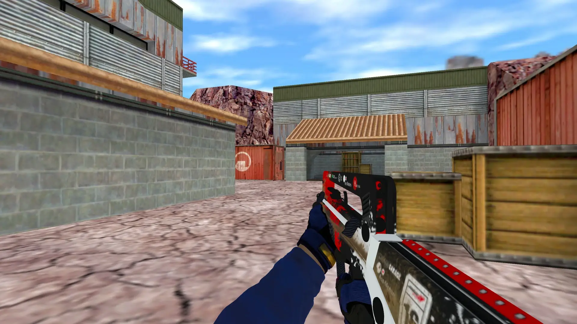 FAMAS — Specialist Gloves Fade Pack — de_nuke (first person)