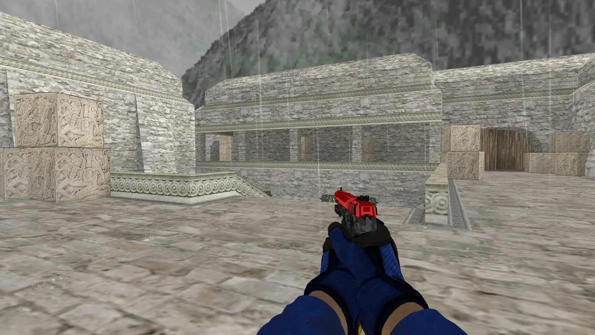 Five-SeveN — Specialist Gloves Fade Pack — de_aztec (first person)