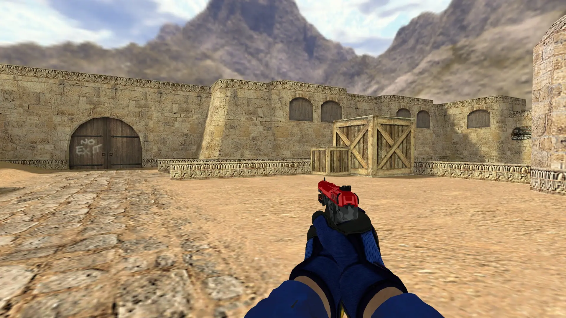 Five-SeveN — Specialist Gloves Fade Pack — de_dust2 (first person)