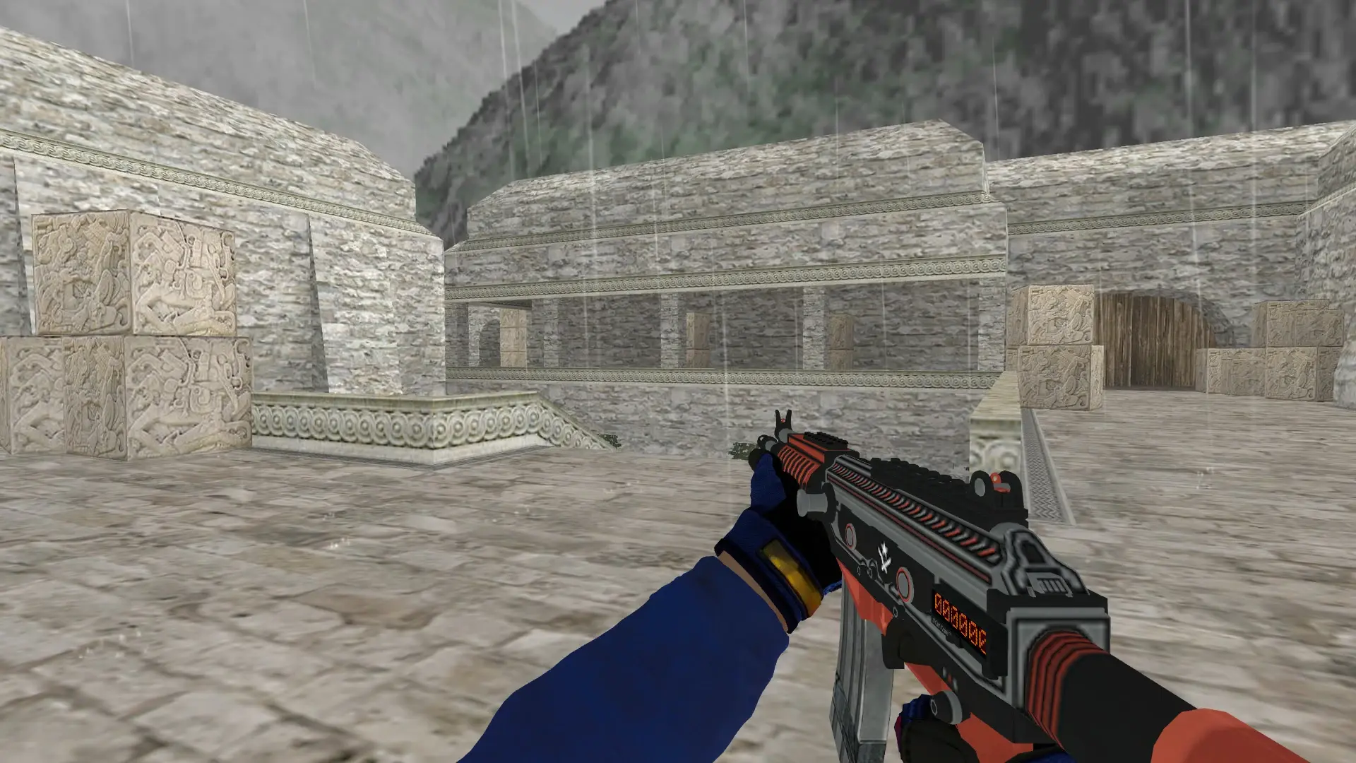 Galil AR — Specialist Gloves Fade Pack — de_aztec (first person)