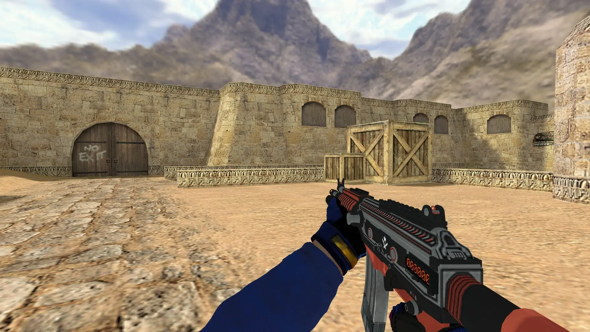 Galil AR — Specialist Gloves Fade Pack — de_dust2 (first person)