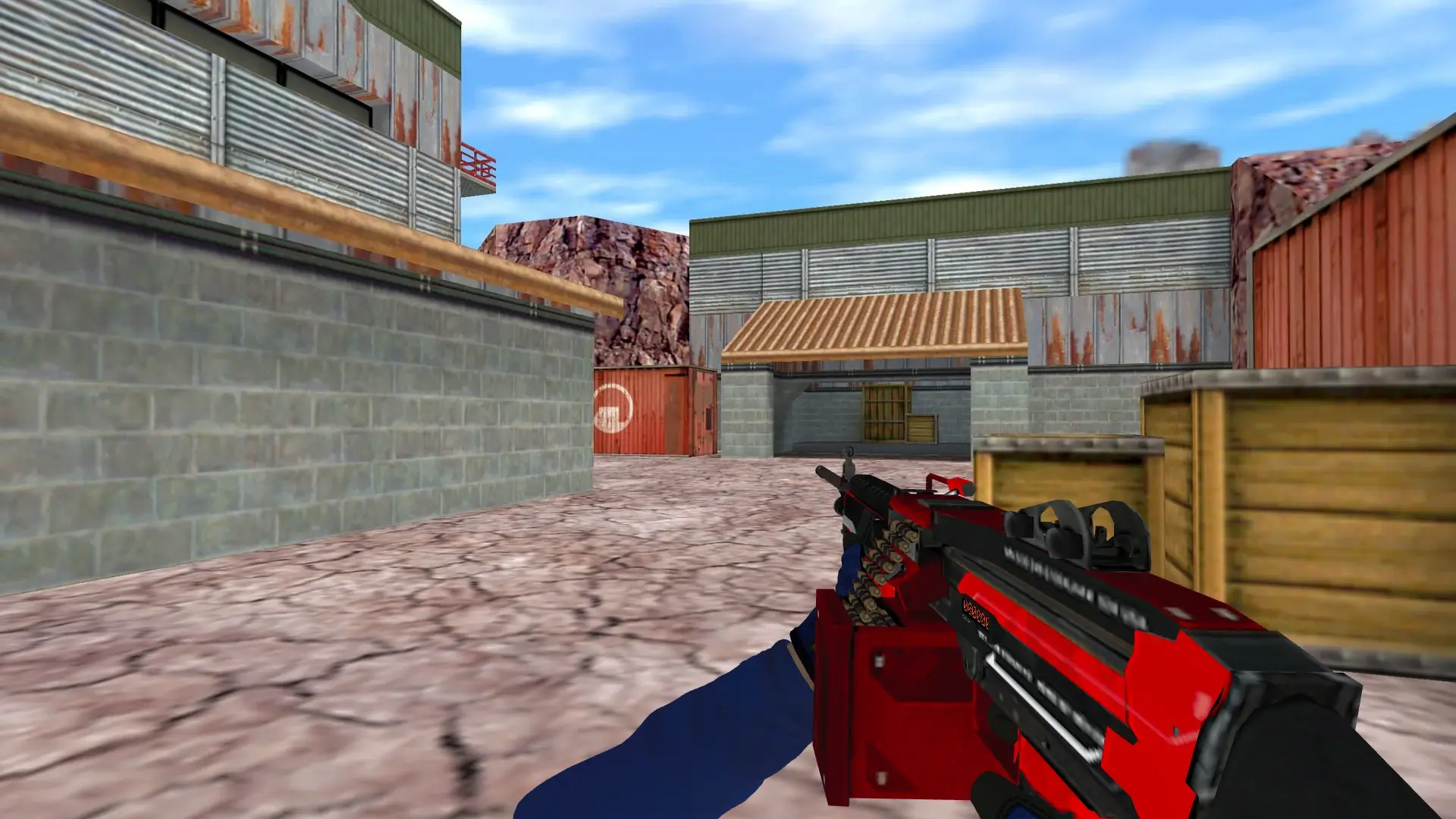 M249 — Specialist Gloves Fade Pack — de_nuke (first person)