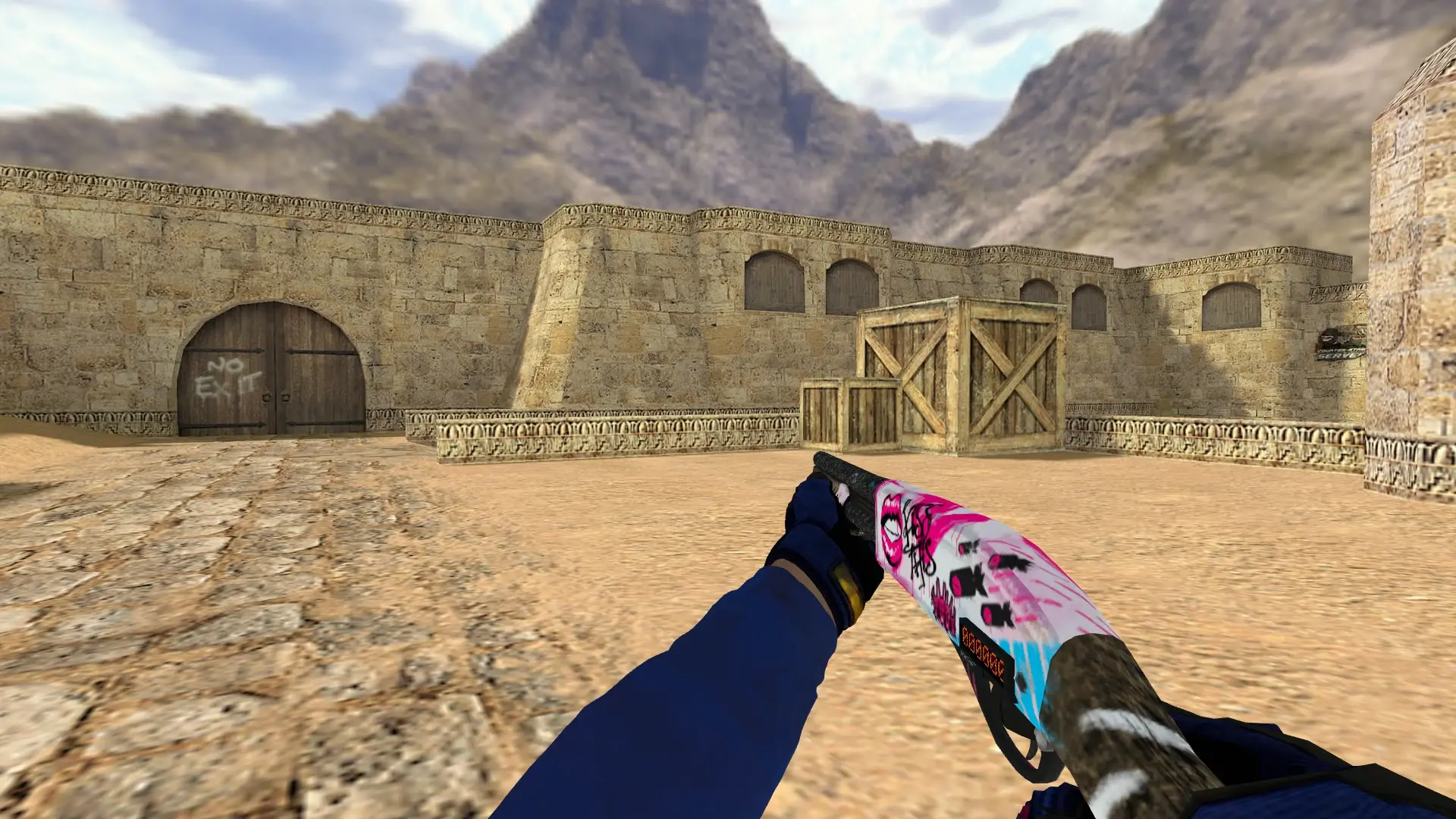 M3 — Specialist Gloves Fade Pack — de_dust2 (first person)